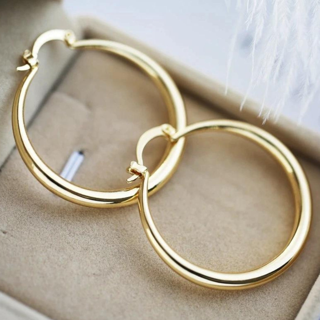 Bold Gold Earrings by Bethany