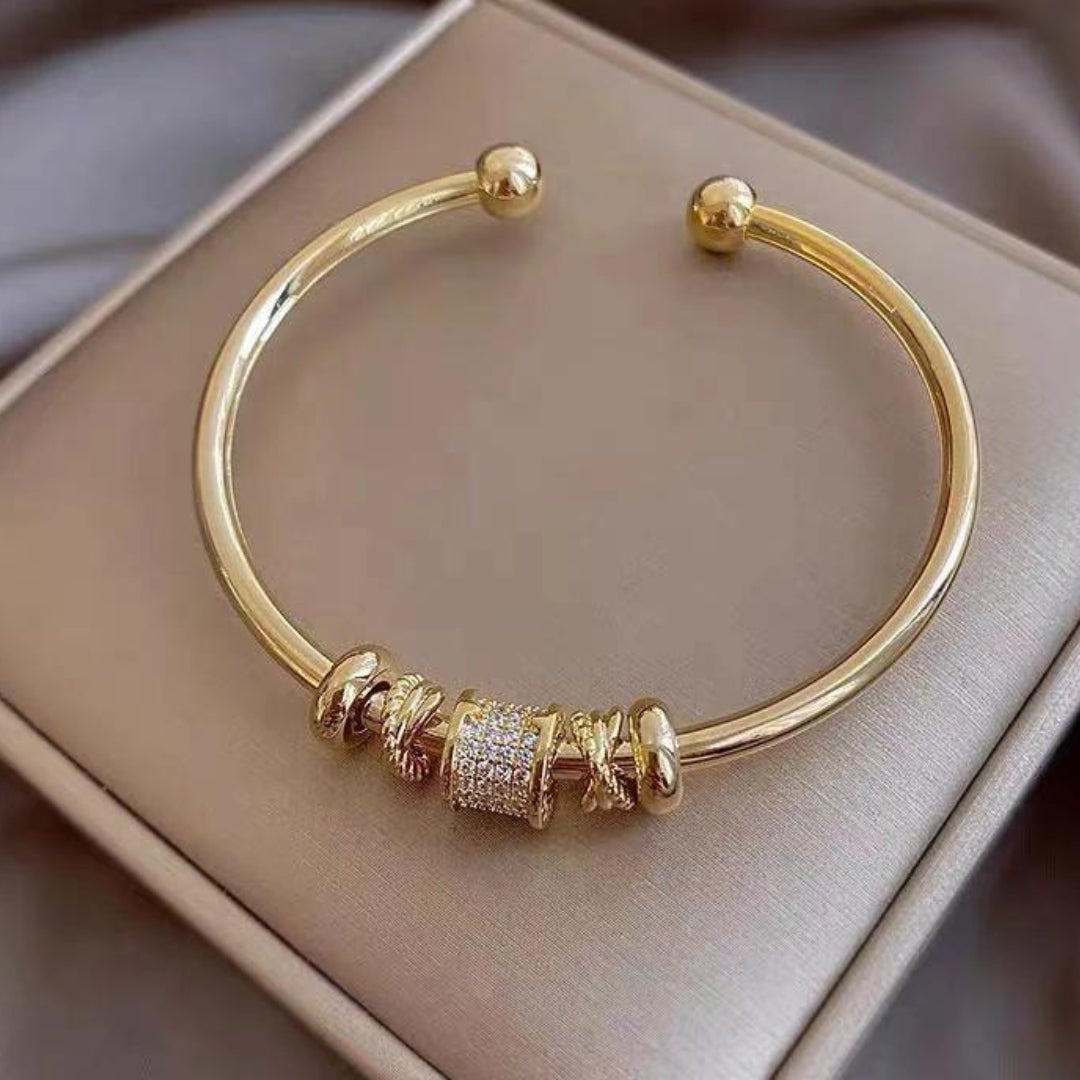 Golden Charms Adjustable Bracelet
