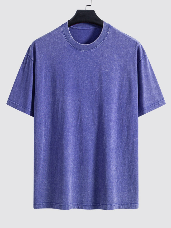 Oversized Basic Distressed T-Shirt