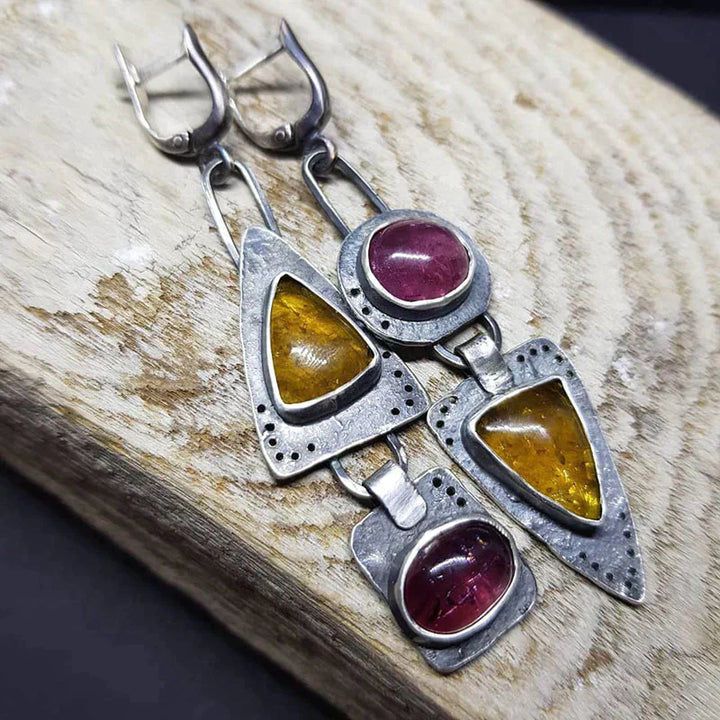 Vintage Triangle Earrings - Chic Style
