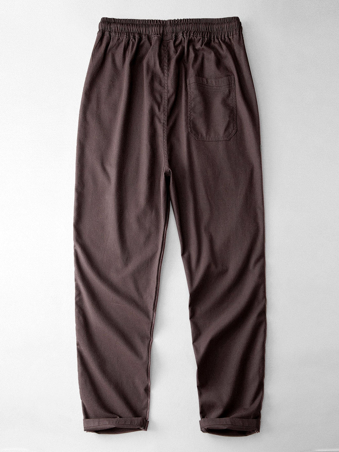 Long Sleeve Linen and Cotton Shirt with Pocket & Straight Leg Linen Pants