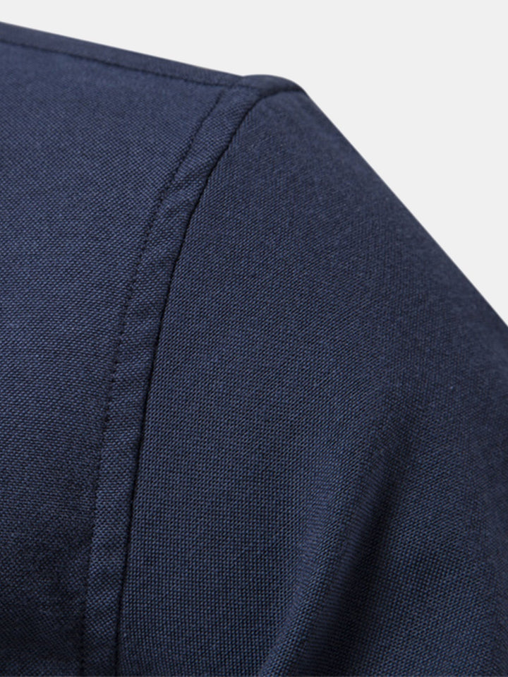 Long Sleeve Oxford Shirt with Buttons