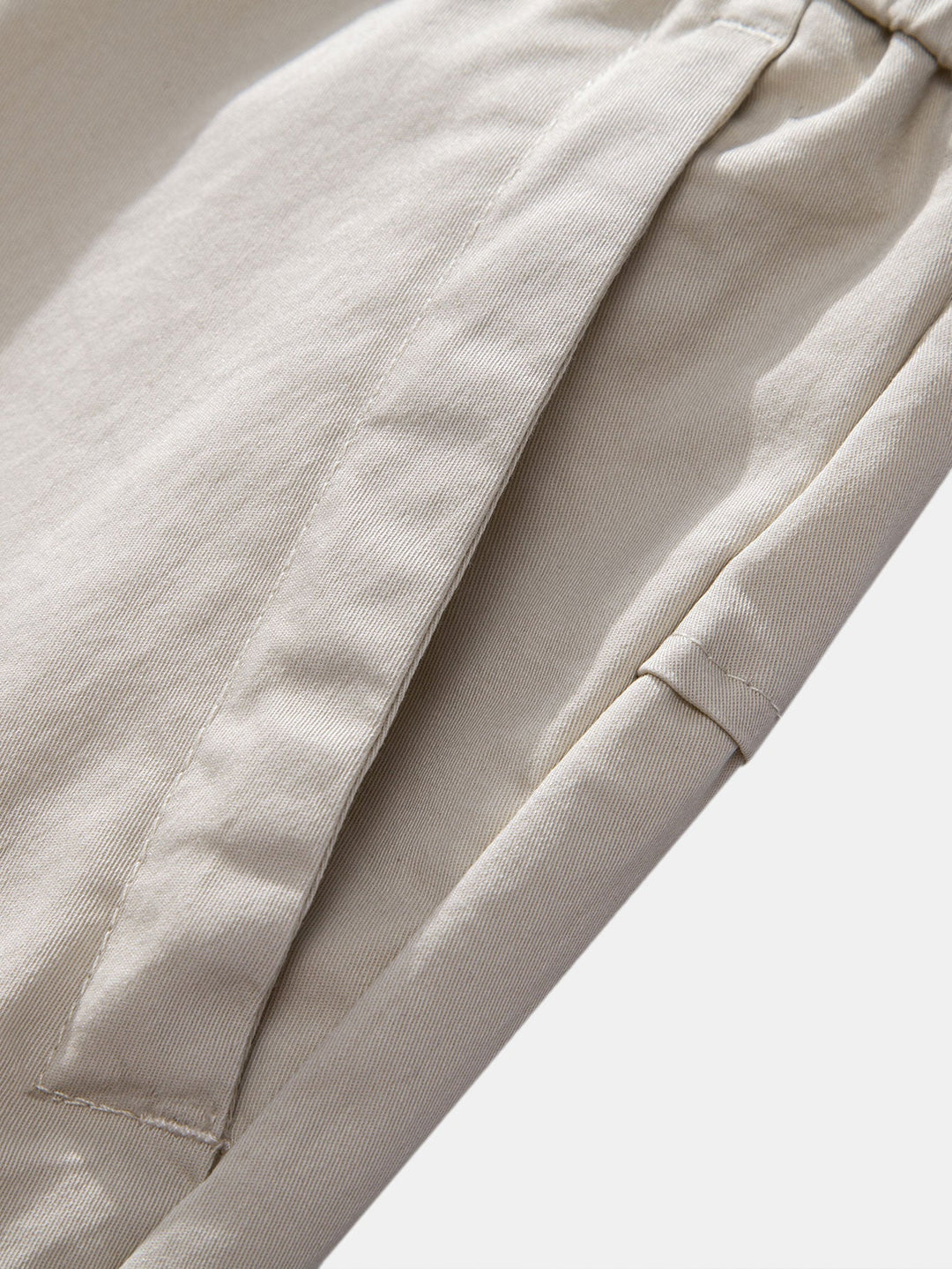 Straight Leg Pants with Elastic Waist