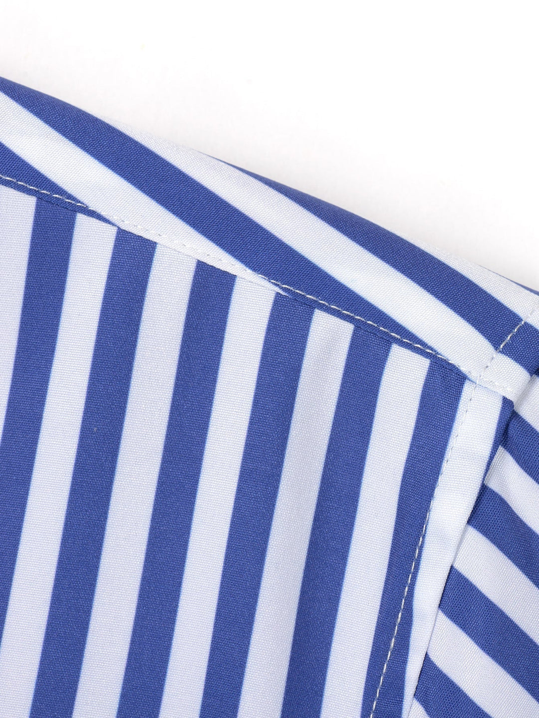 Long Sleeve Striped Shirt with Buttons & Slim Fit Tapered Pants