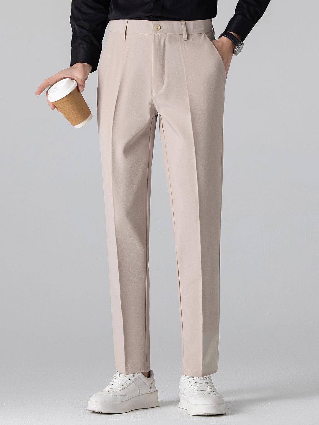 Wrinkle-Free Striped Winchester Shirt & Slim Fit Tapered Pants
