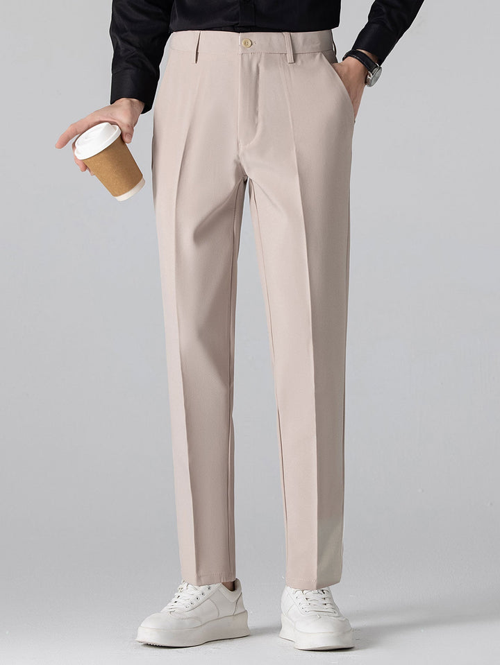 Wrinkle-Free Striped Winchester Shirt & Slim Fit Tapered Pants