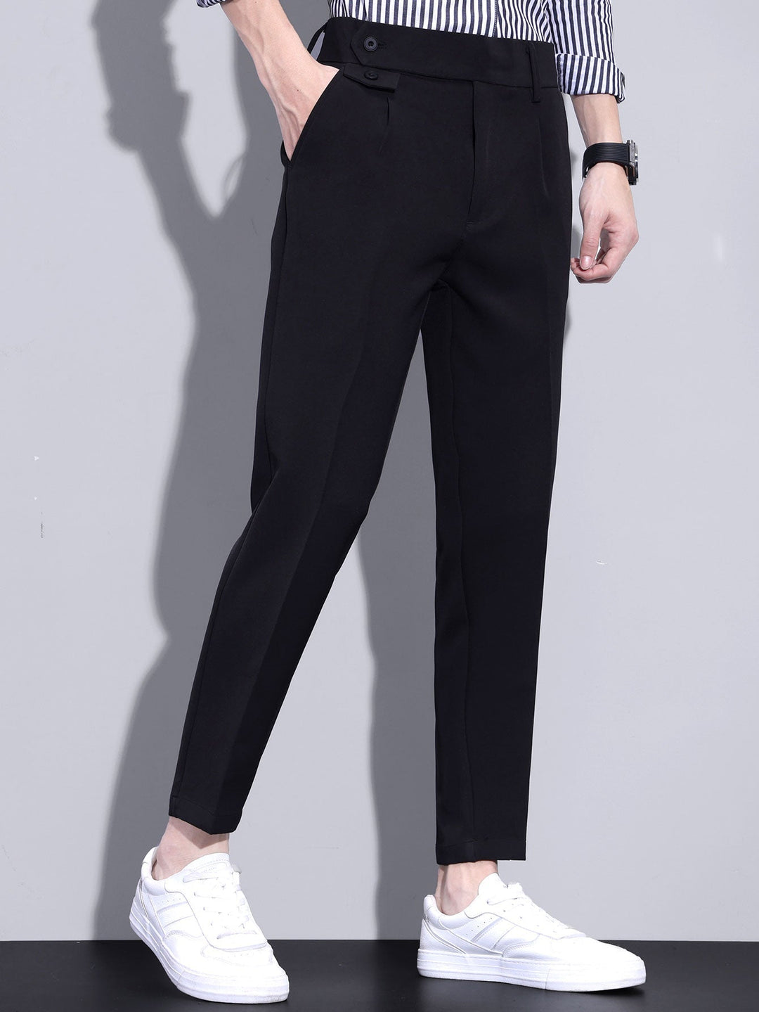 Slim Tapered Cropped Pants
