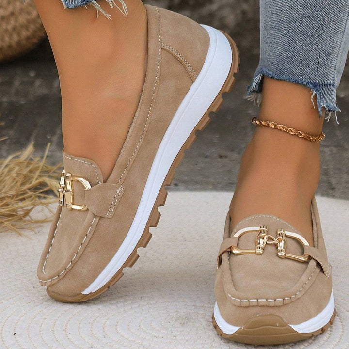 Ellara™ | Elegant Flat Buckle Loafers