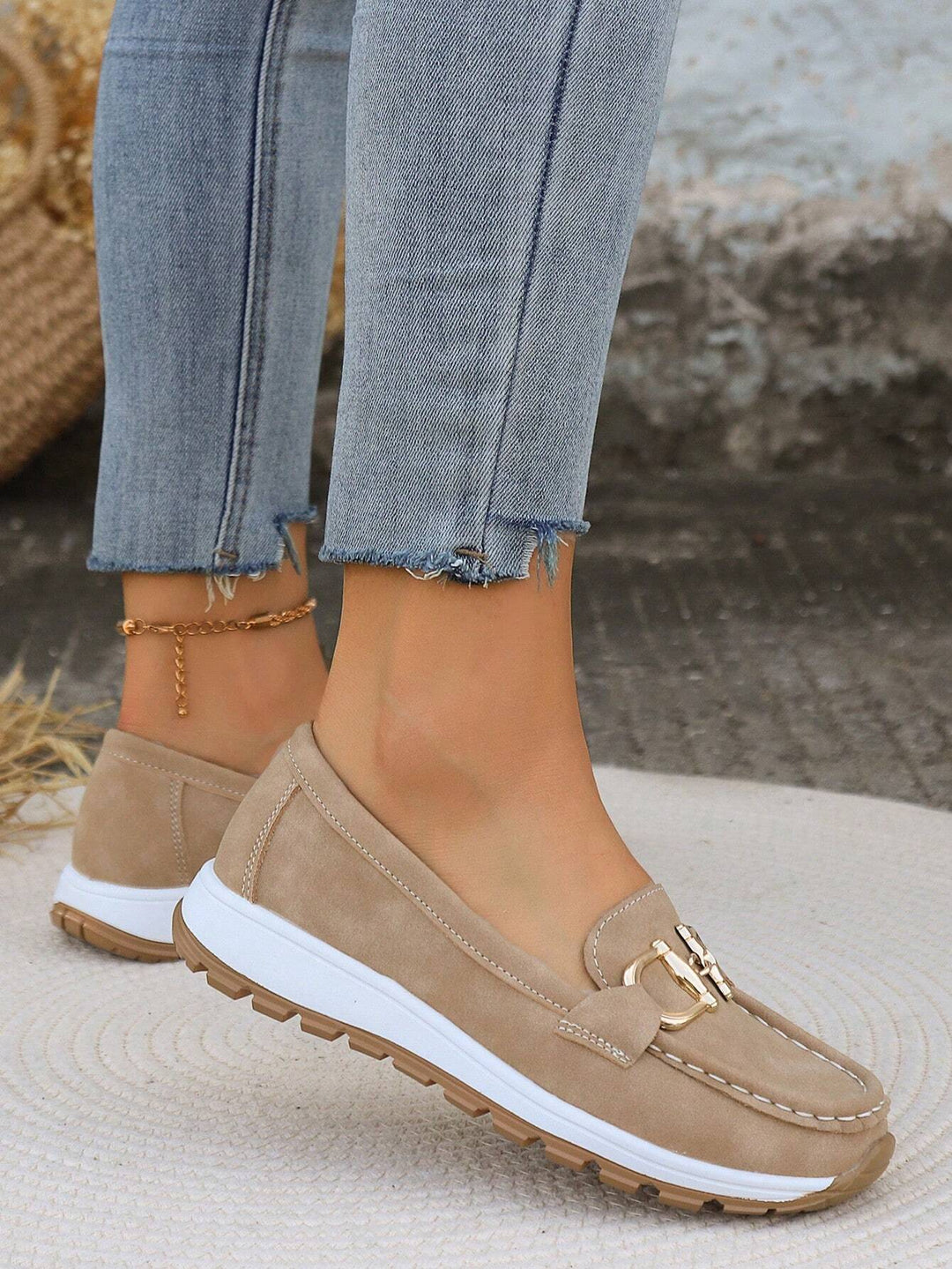 Ellara™ | Elegant Flat Buckle Loafers