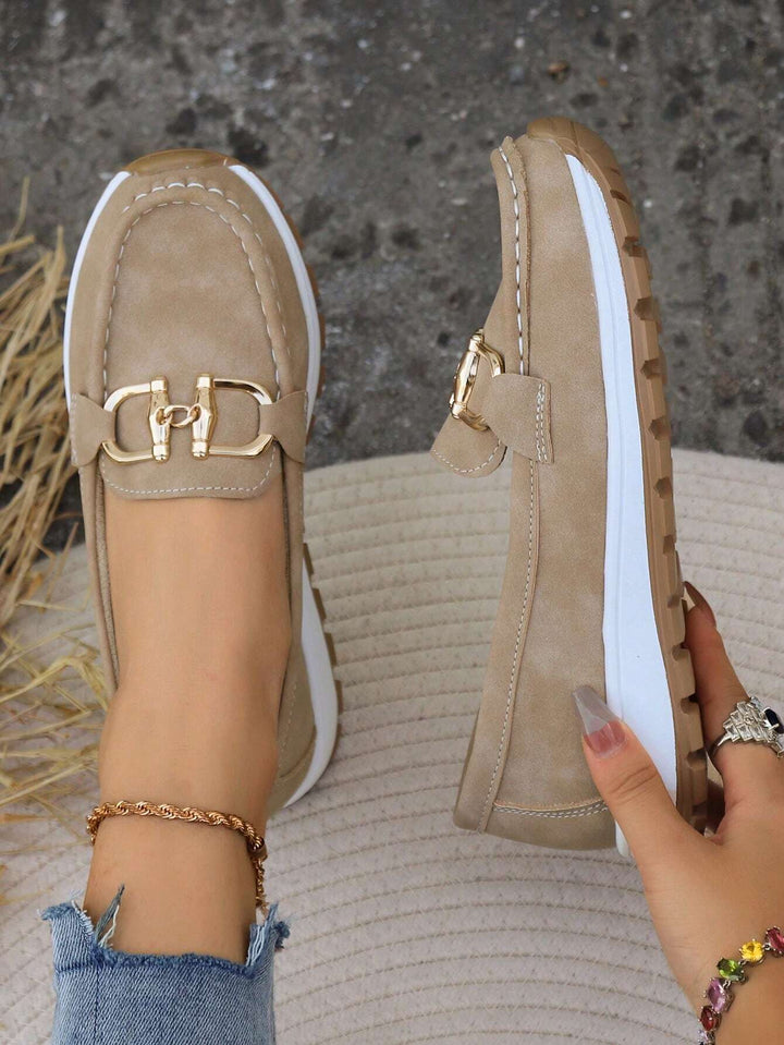 Ellara™ | Elegant Flat Buckle Loafers