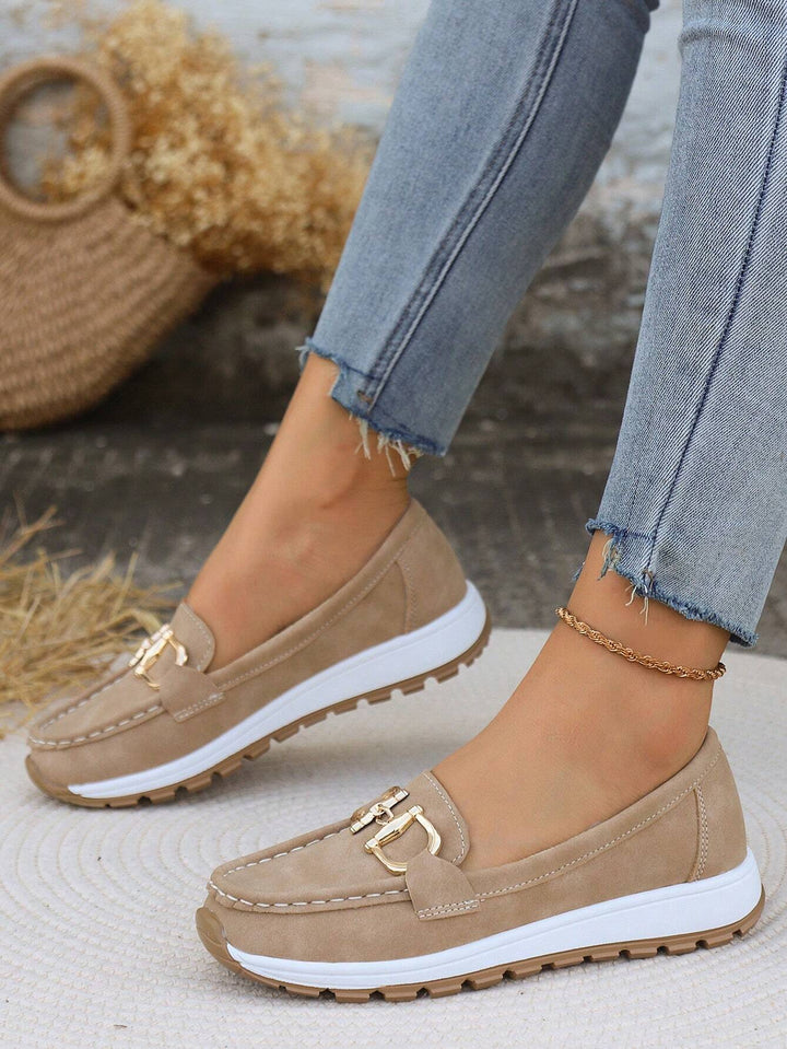 Ellara™ | Elegant Flat Buckle Loafers