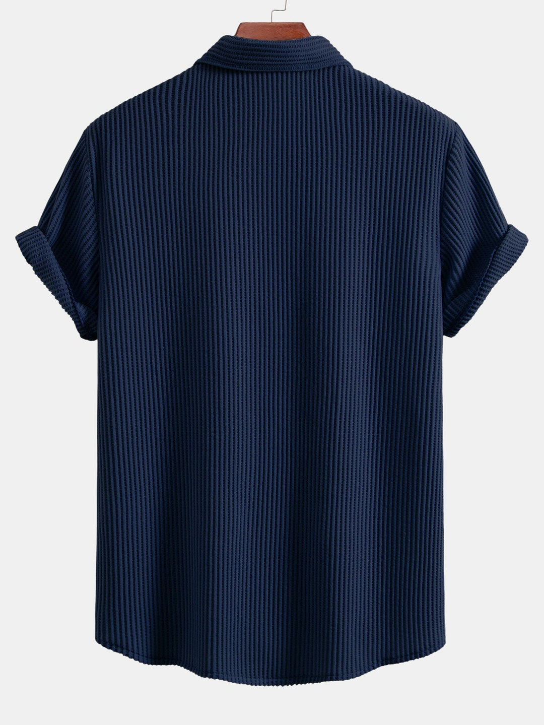 Button-Up Waffle Shirt