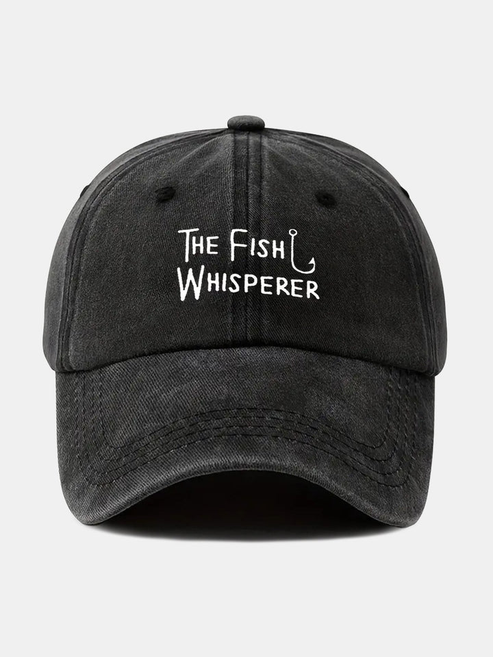 The Fish Whisperer Printed Baseball Cap