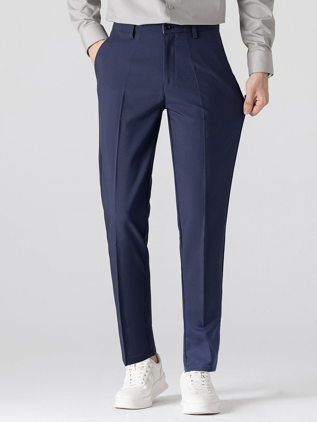 Wrinkle-Free Striped Winchester Shirt & Slim Fit Tapered Pants