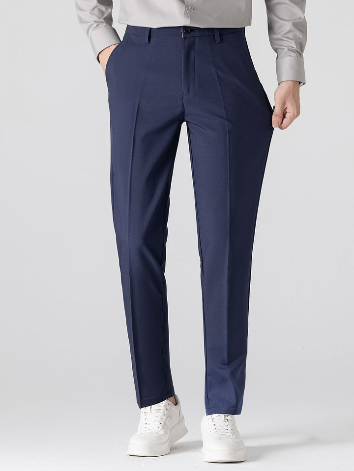 Wrinkle-Free Striped Winchester Shirt & Slim Fit Tapered Pants