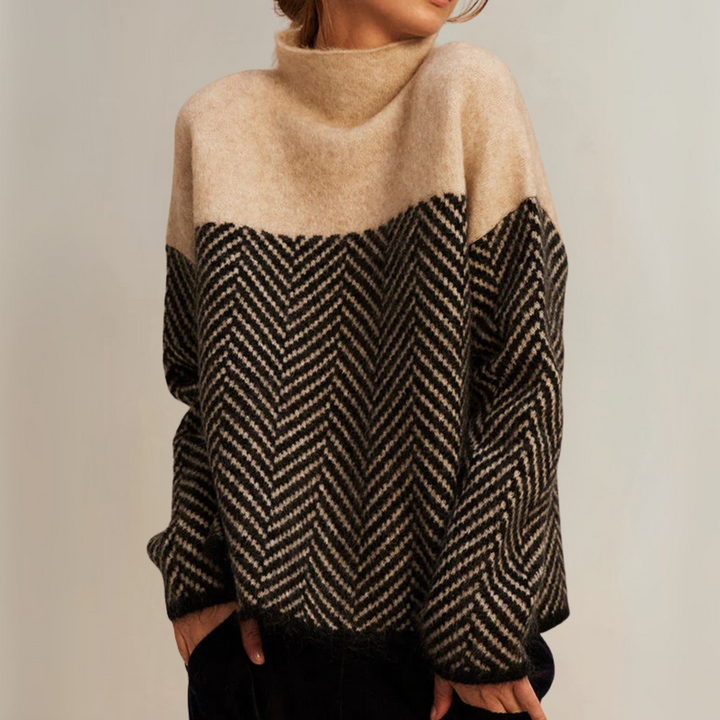 Norah | Turtleneck Cotton Sweater