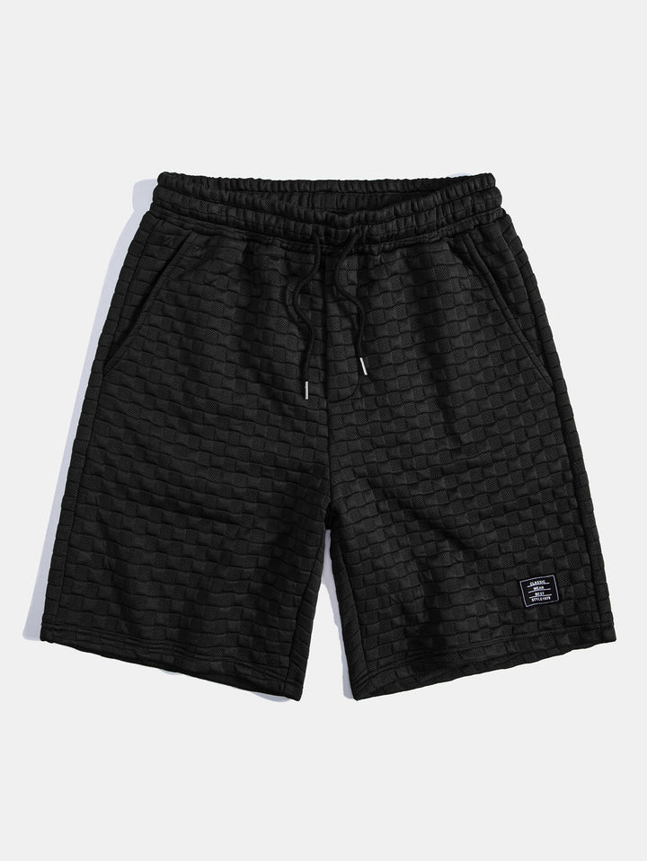 Hooded Sweatshirt with Checkerboard Hem <tc>T-Shirt</tc> &amp; Checkerboard <tc>Sh</tc>orts
