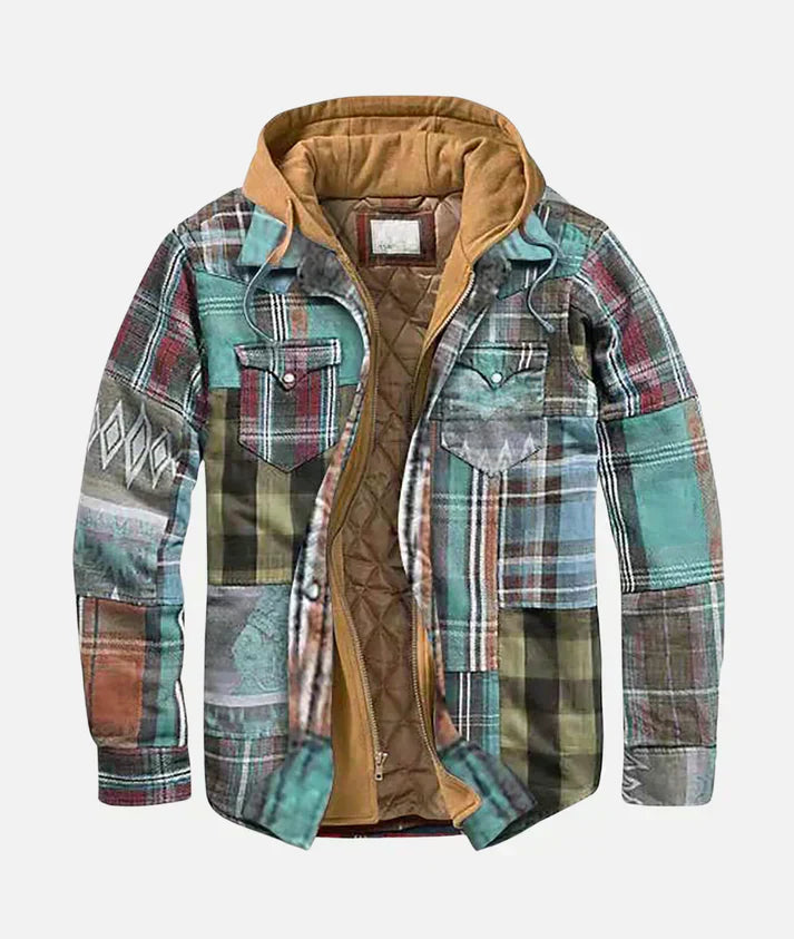Lenoir™ | Plaid Patchwork Jacket