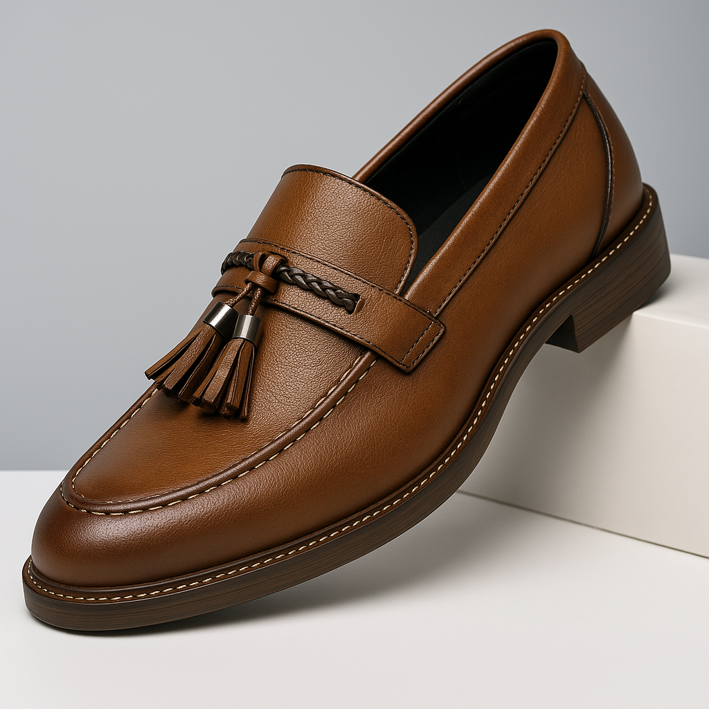 Leather Loafers with Tassels