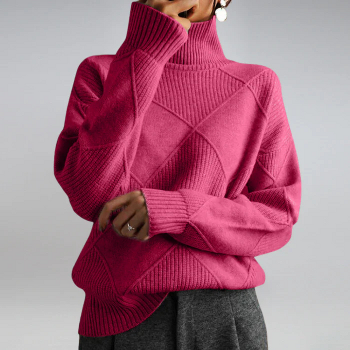 Luxe Cashmere Turtleneck Sweater by Lauren