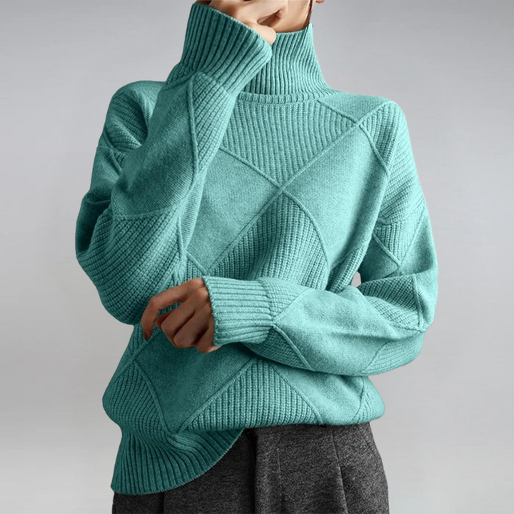 Luxe Cashmere Turtleneck Sweater by Lauren