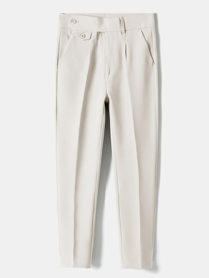 Slim Tapered Cropped Pants