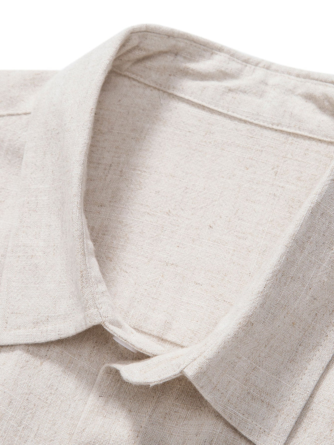 Button-Up Shirt in Linen and Rayon Blend