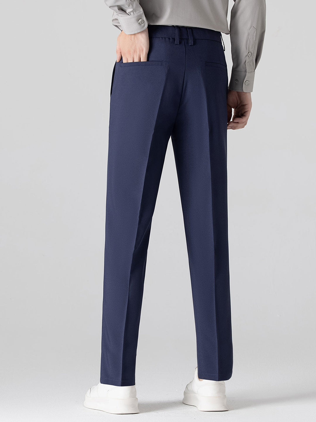 Long Sleeve Striped Shirt with Buttons & Slim Fit Tapered Pants