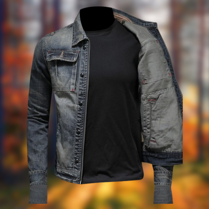 Basile™ | Retro Style Denim Jacket