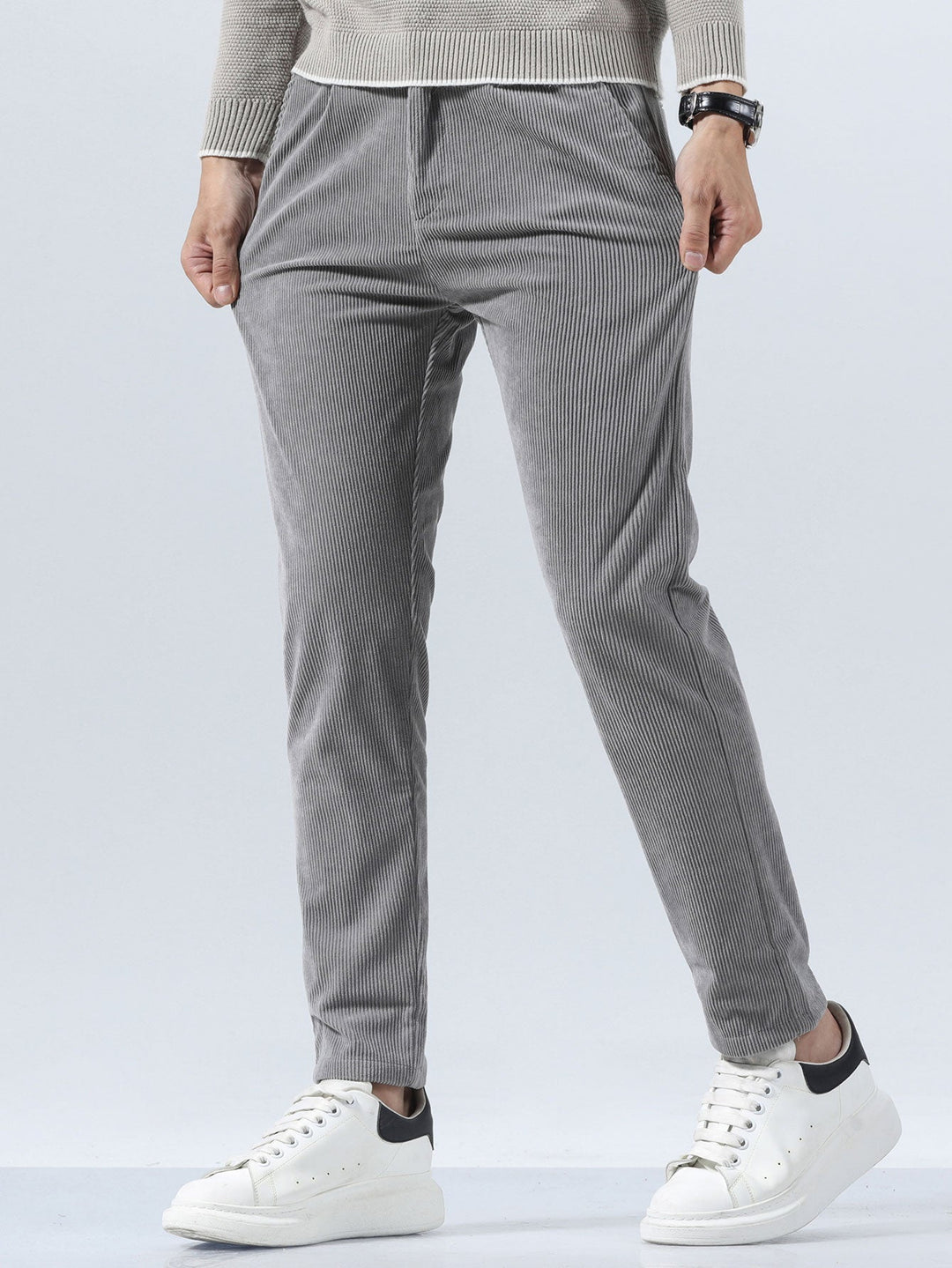 Slim Fit Corduroy Pants