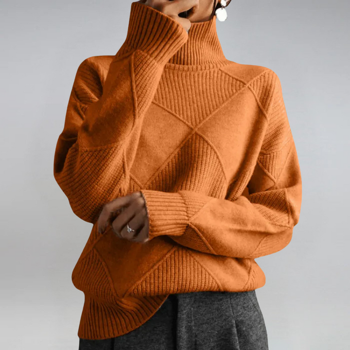 Luxe Cashmere Turtleneck Sweater by Lauren