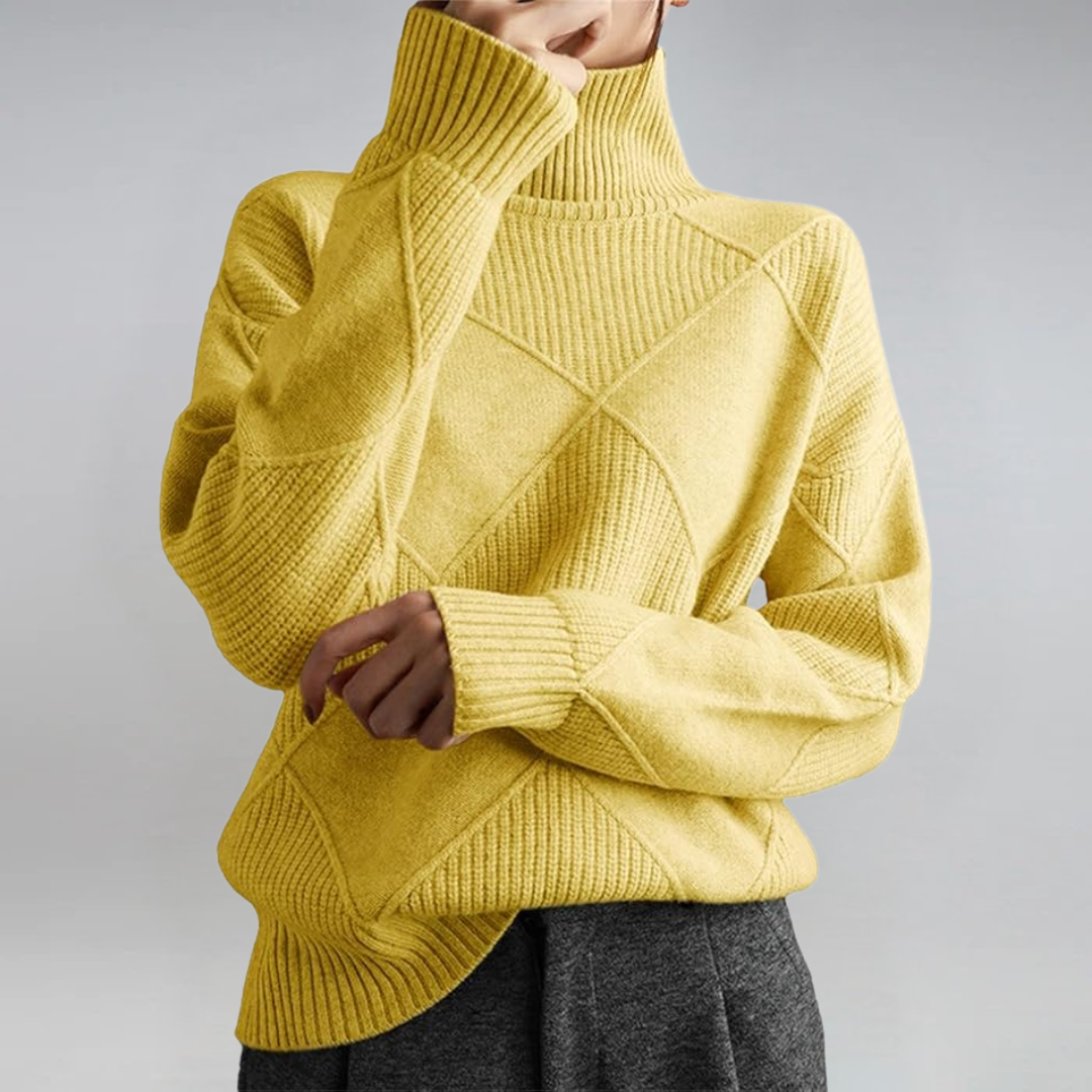 Luxe Cashmere Turtleneck Sweater by Lauren