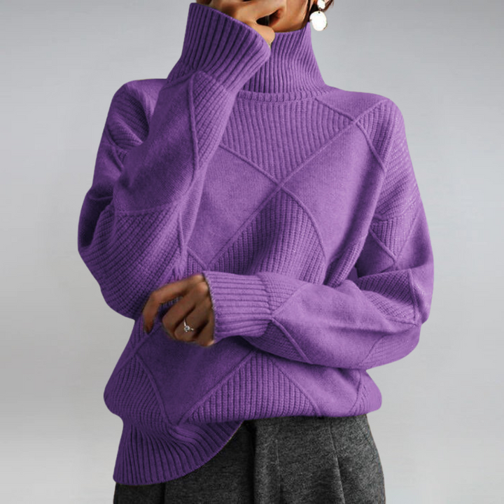Luxe Cashmere Turtleneck Sweater by Lauren