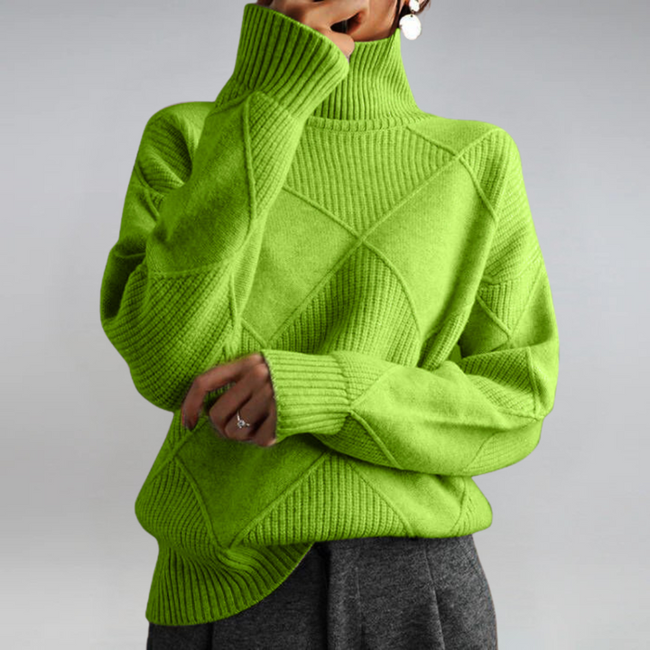 Luxe Cashmere Turtleneck Sweater by Lauren