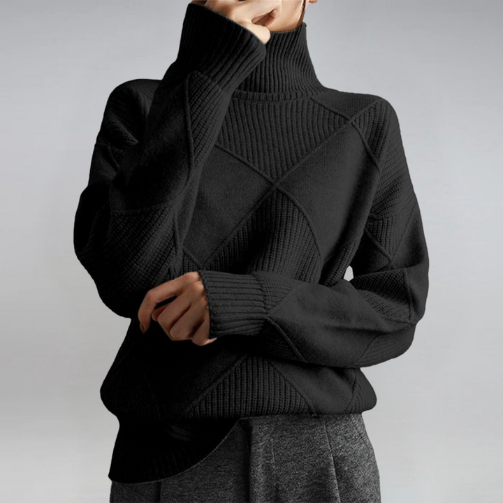 Luxe Cashmere Turtleneck Sweater by Lauren