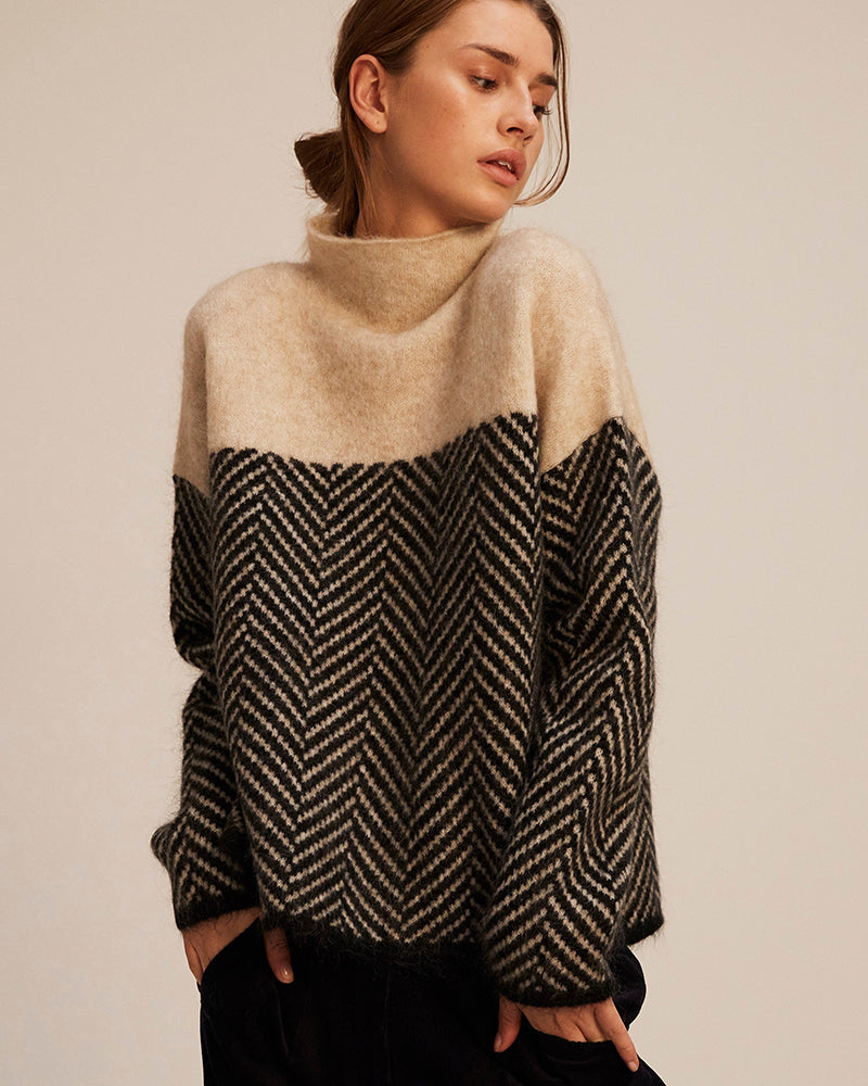 Norah | Turtleneck Cotton Sweater