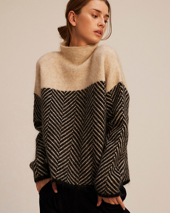 Norah | Turtleneck Cotton Sweater