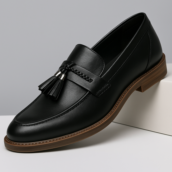 Leather Loafers with Tassels