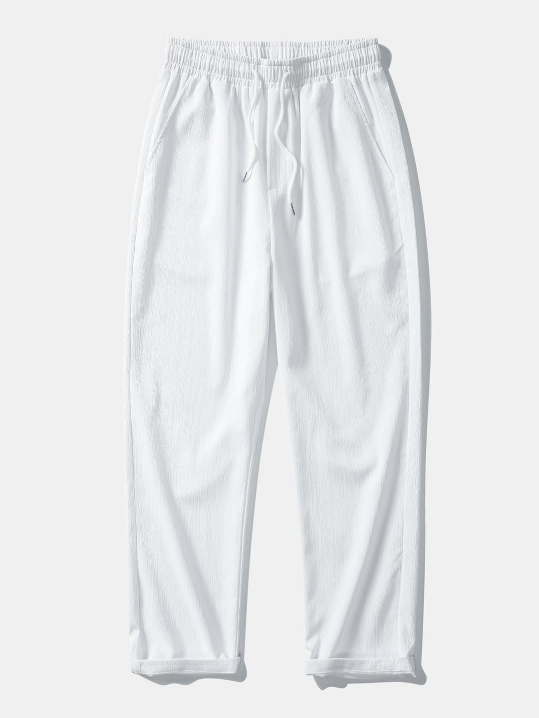 Textured Jacquard Cuban Collar Shirt & Textured Straight Leg Pants
