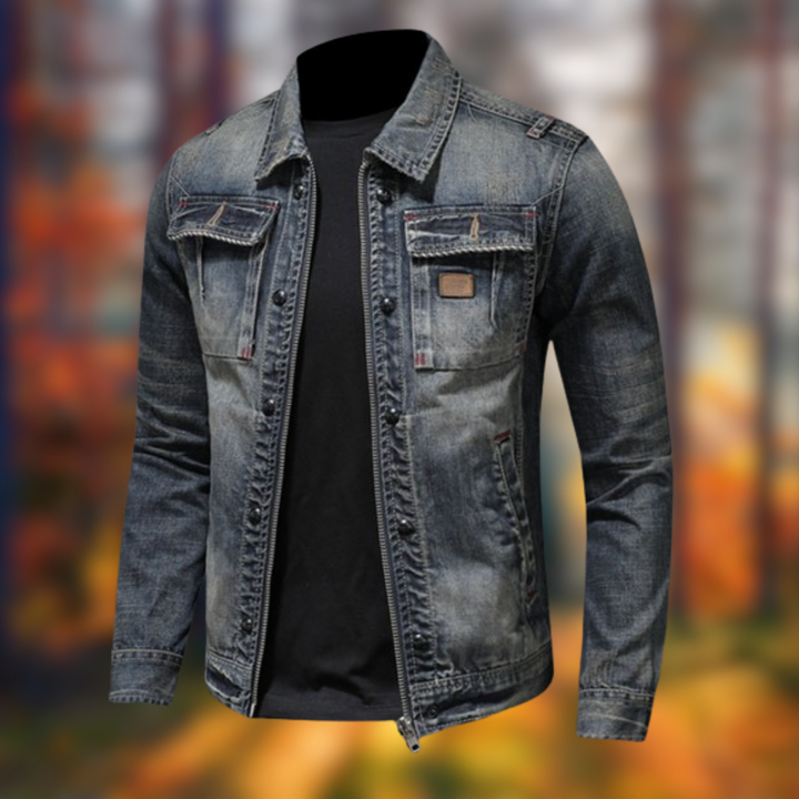 Basile™ | Retro Style Denim Jacket