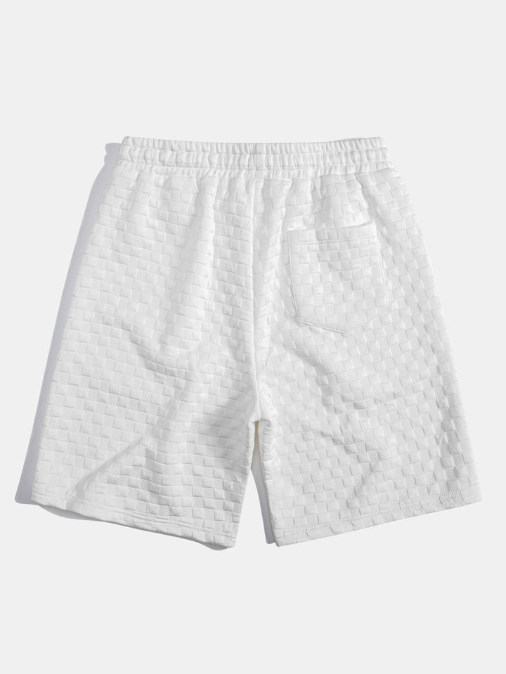Hooded Sweatshirt with Checkerboard Hem <tc>T-Shirt</tc> &amp; Checkerboard <tc>Sh</tc>orts