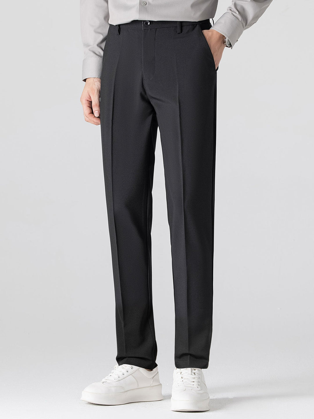 Wrinkle-Free Striped Winchester Shirt & Slim Fit Tapered Pants