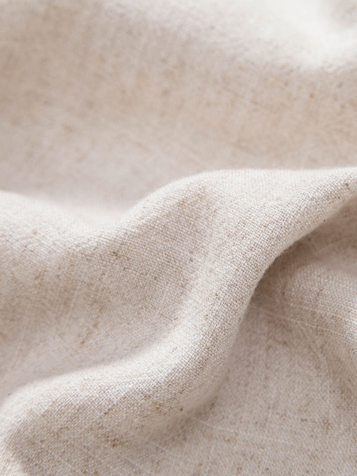 Button-Up Shirt in Linen and Rayon Blend