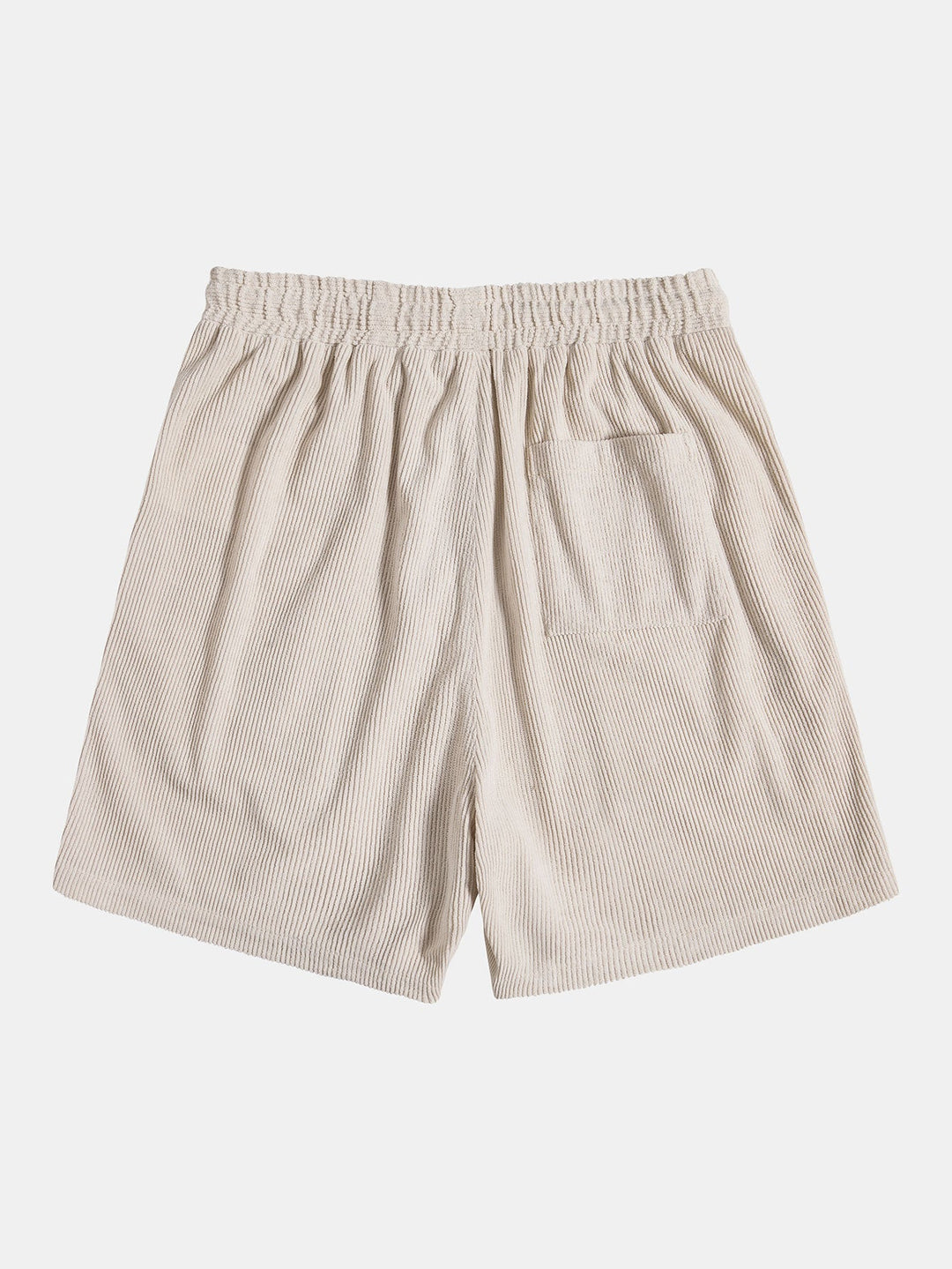 Short Sleeve Corduroy Shirt with Buttons and Shorts