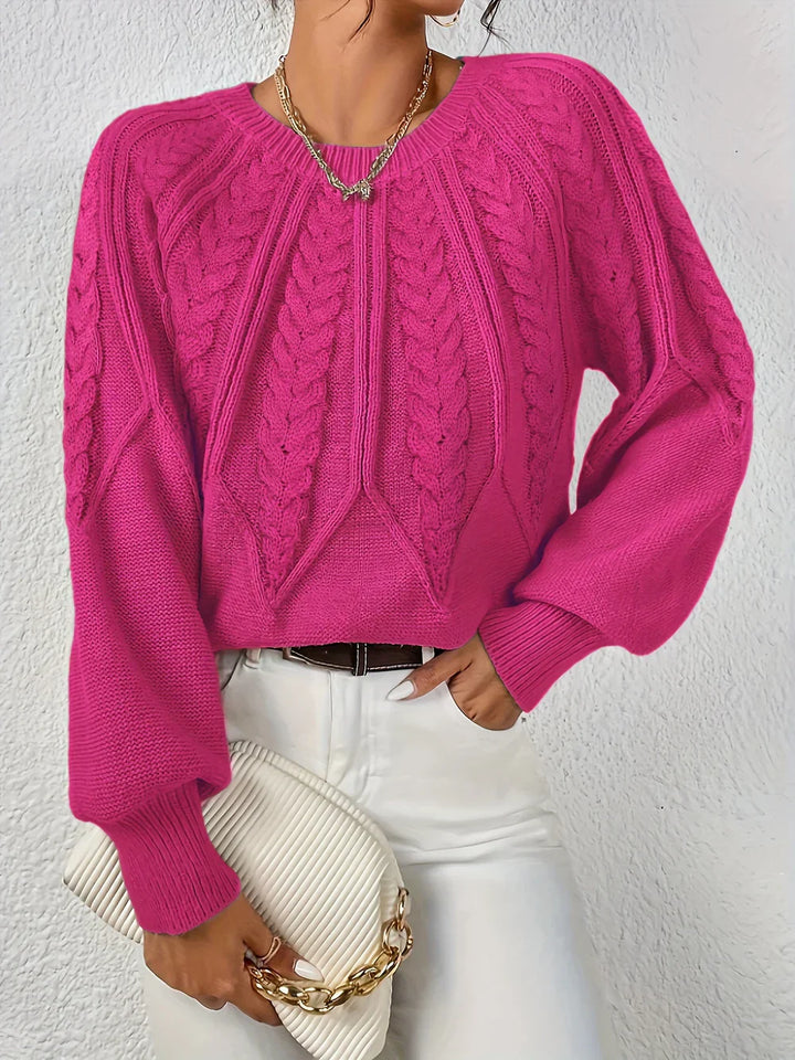 Aviora™ | Casual and Elegant Cable Knit Sweater