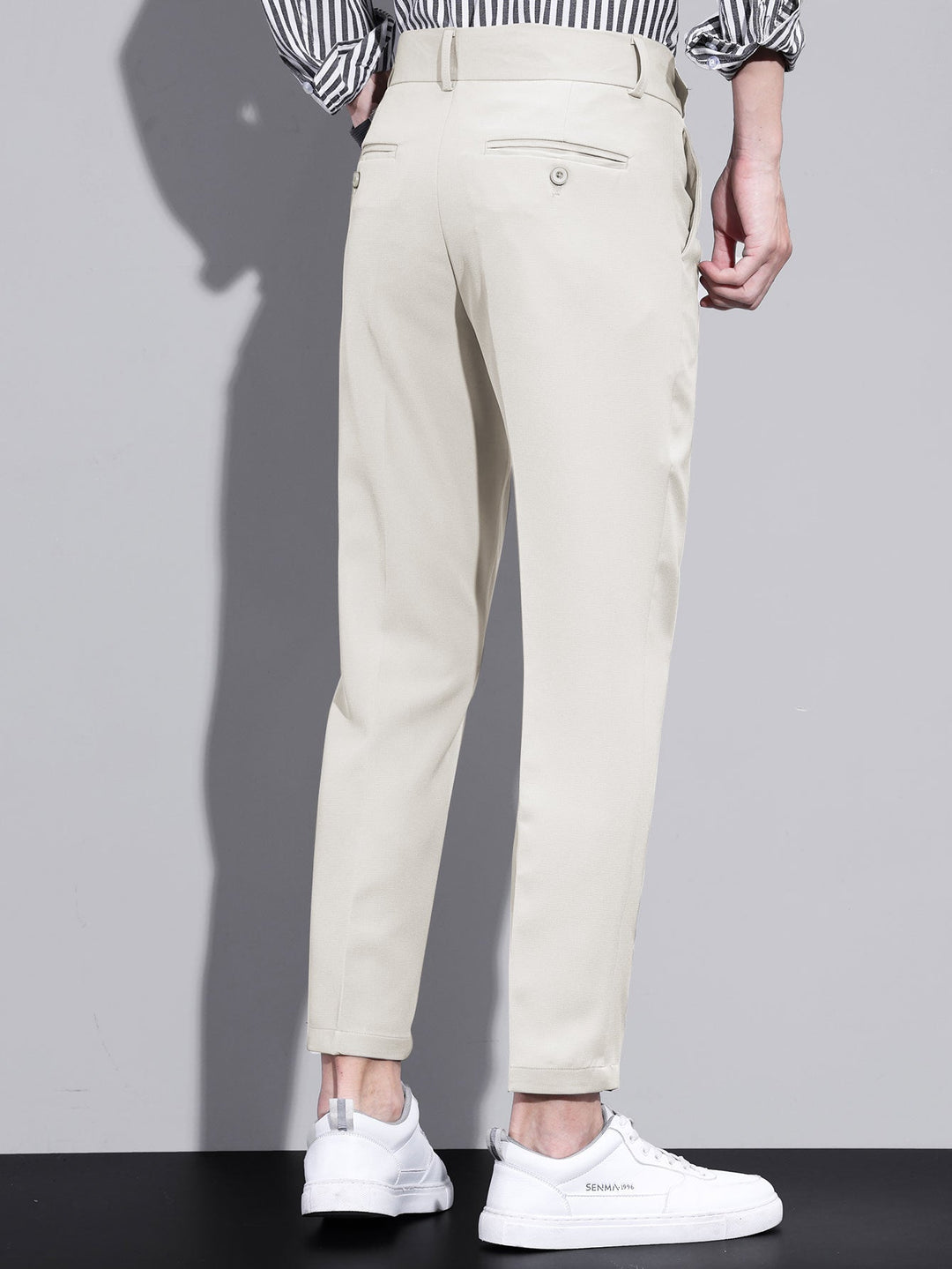 Slim Tapered Cropped Pants