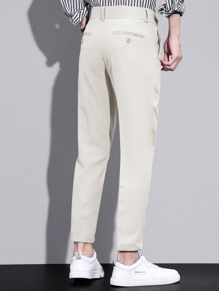 Slim Tapered Cropped Pants