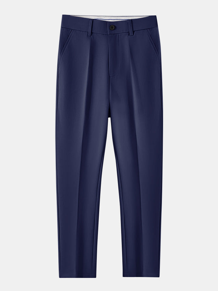 Wrinkle-Free Striped Winchester Shirt & Slim Fit Tapered Pants