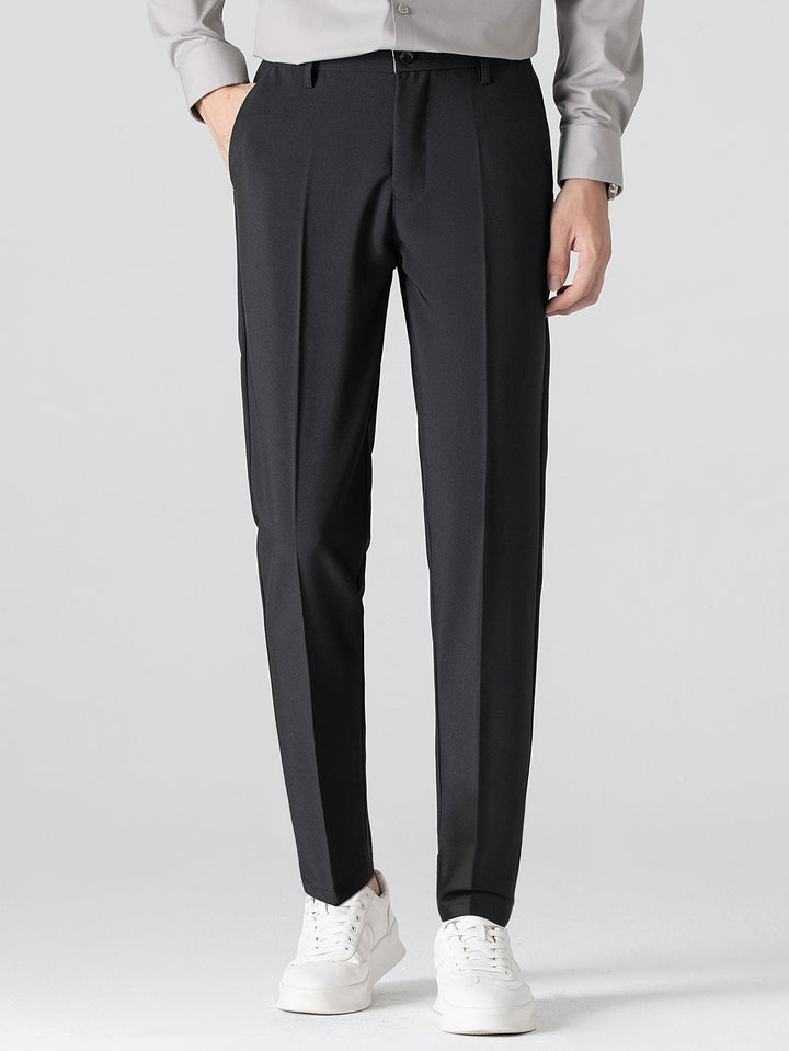 Wrinkle-Free Striped Winchester Shirt & Slim Fit Tapered Pants