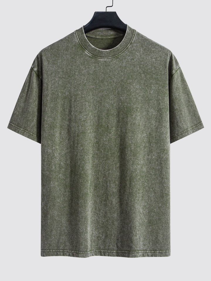 Oversized Basic Distressed T-Shirt
